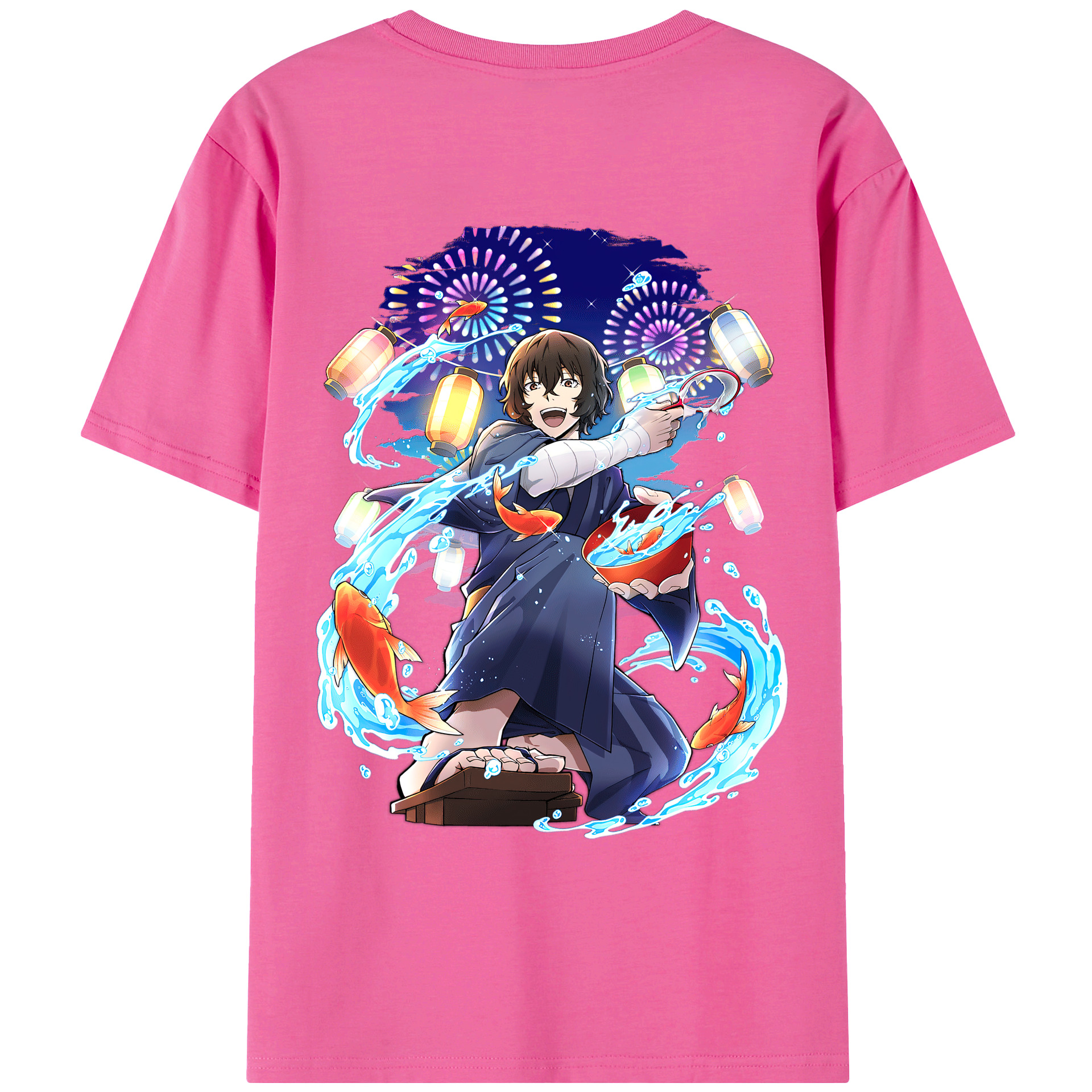 （画像用） 文豪ストレイドッグス Bungo Stray Dogs レディース半袖Tシャツ(バックプリント)
